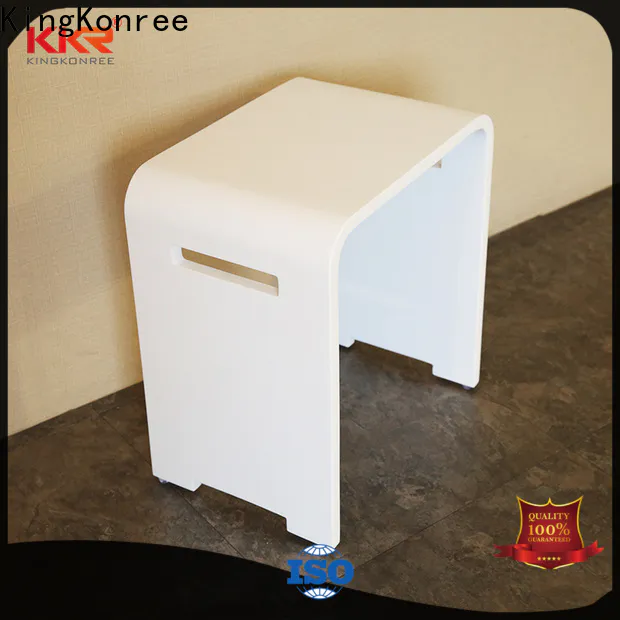 KingKonree sparkle bathroom shower stool bulk production for room