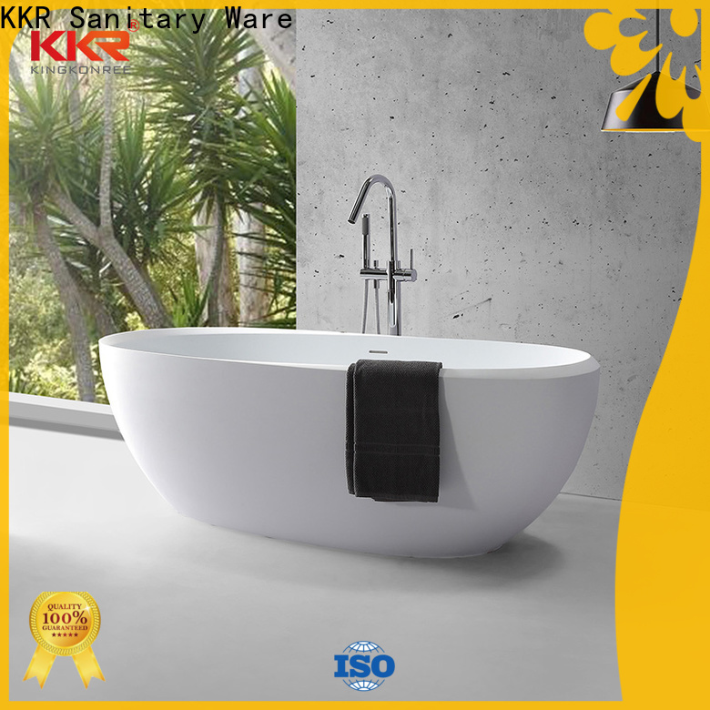 KingKonree black cheap freestanding bath OEM
