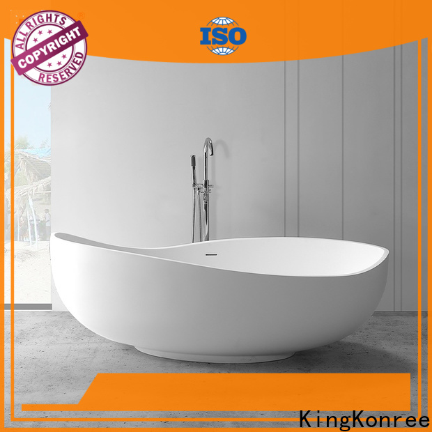 KingKonree solid surface freestanding tubs OEM for bathroom