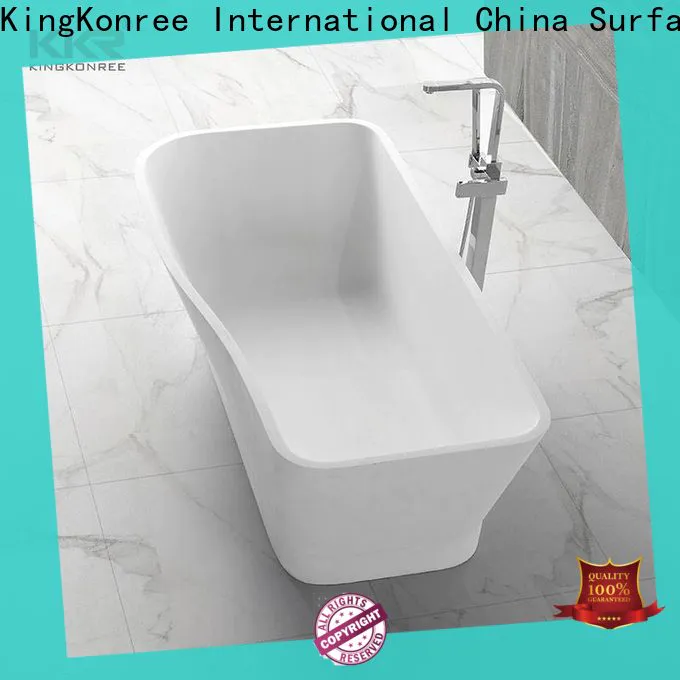 KingKonree practical stone resin bathtub at discount