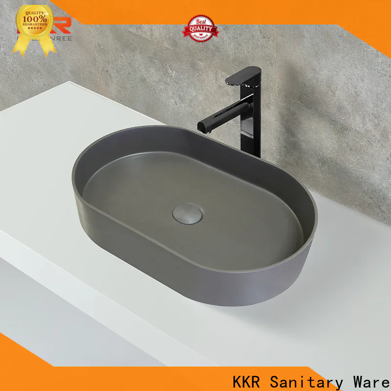 KingKonree above counter sink bowl customized for restaurant