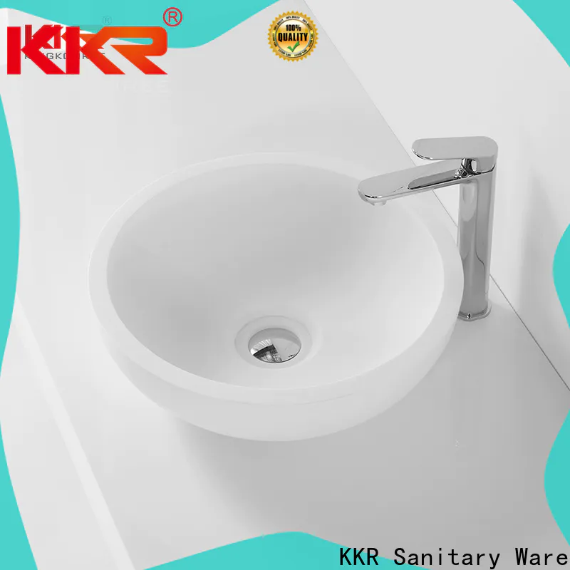 KingKonree durable small countertop basin design for hotel
