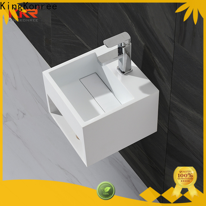 KingKonree wall mounted wash basins manufacturer for hotel