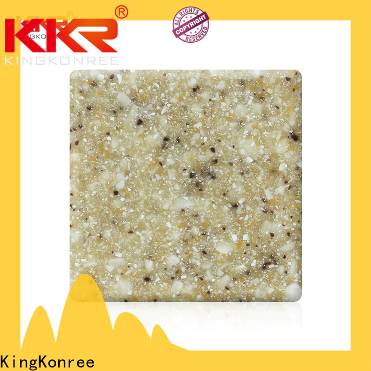 KingKonree types of solid surface countertops supplier for hotel