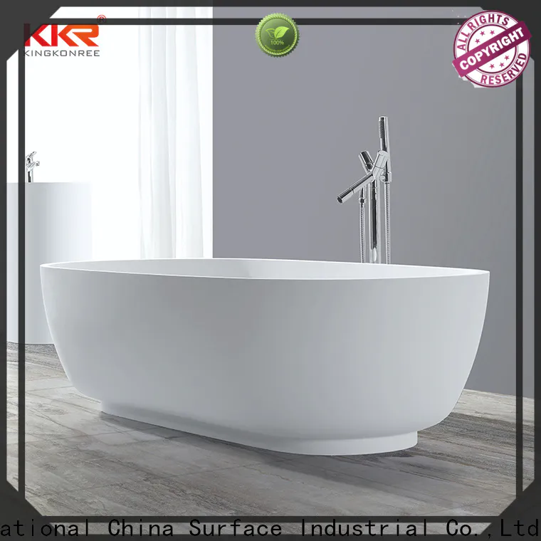 overflow stone resin bath at discount for shower room