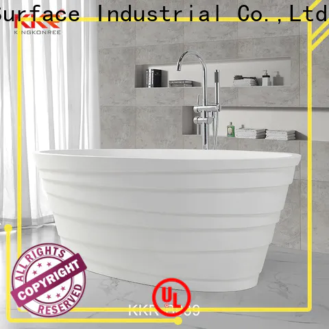 KingKonree white bathroom freestanding tub at discount for shower room