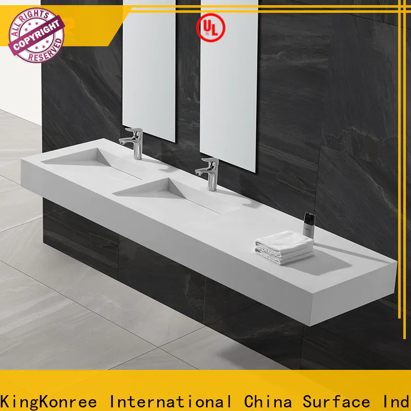 marble wall hung bathroom basins sink for home