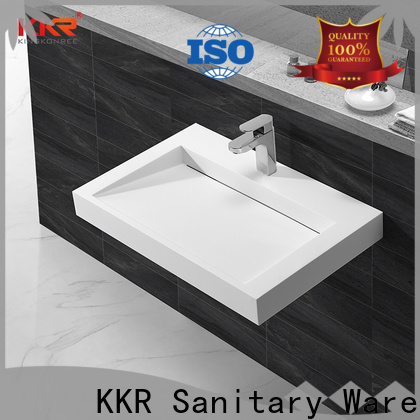 KingKonree concrete stainless steel wash basin manufacturer for hotel
