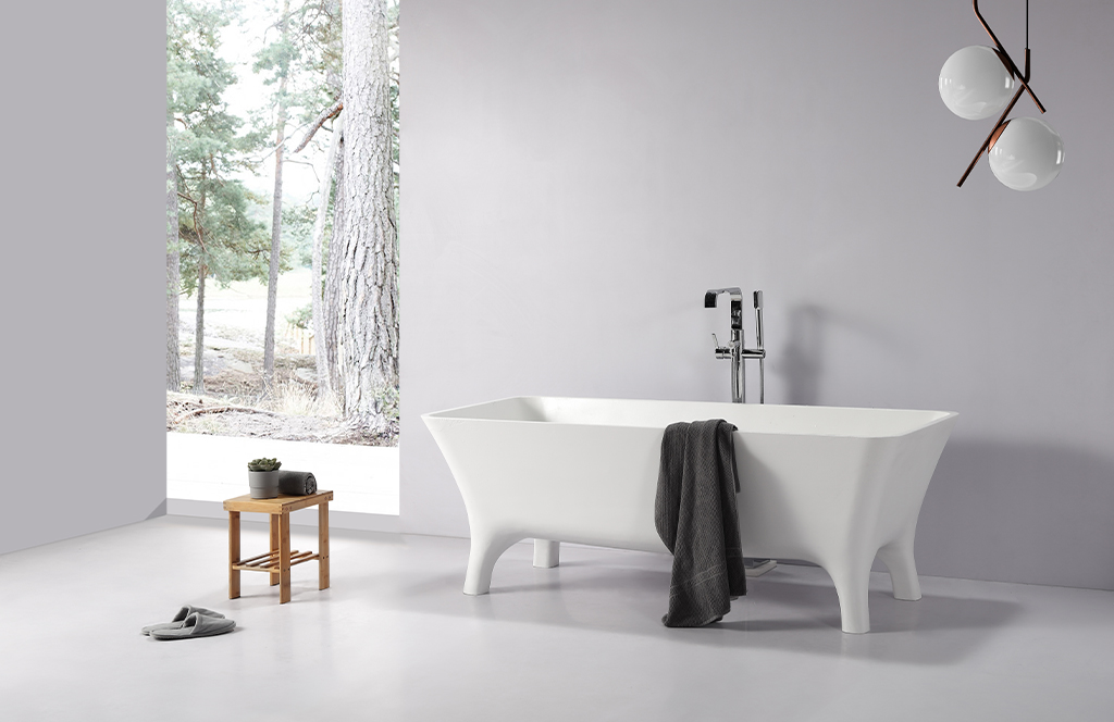 KingKonree modern soaking tub free design for shower room-1