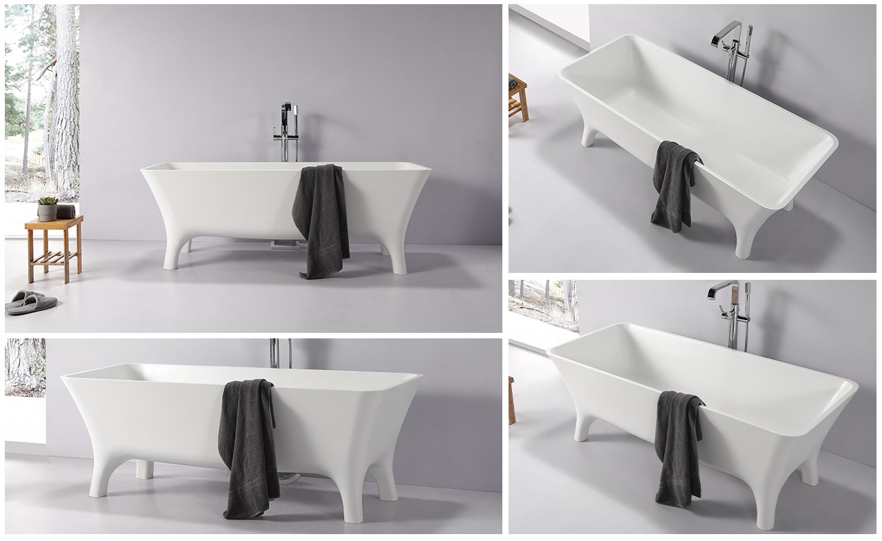 KingKonree bulk production freestanding acrylic soaking tubs custom for family decoration-14