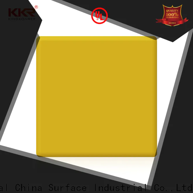 artificial solid surface sheets supplier for restaurant