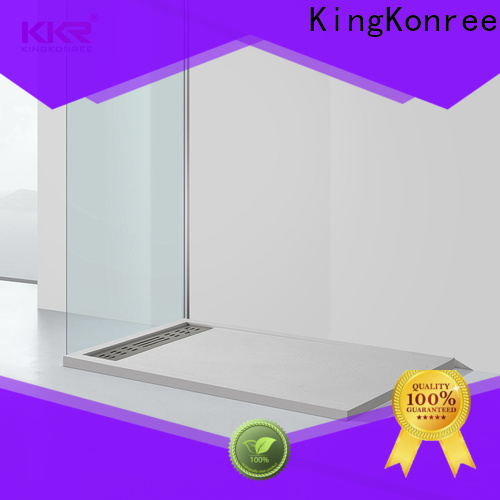 KingKonree rectangle bathroom shower trays supplier for motel
