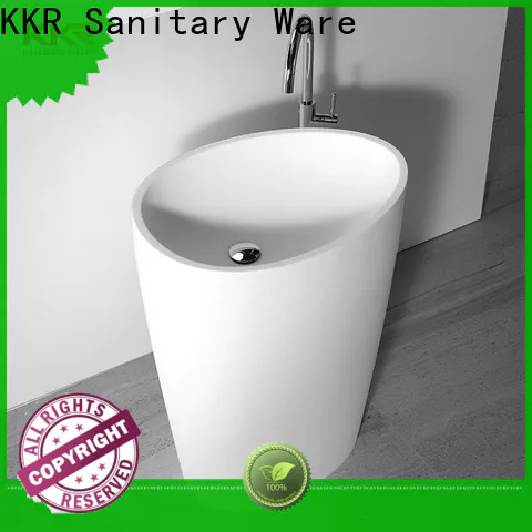 rectangle free standing wash basin design for hotel