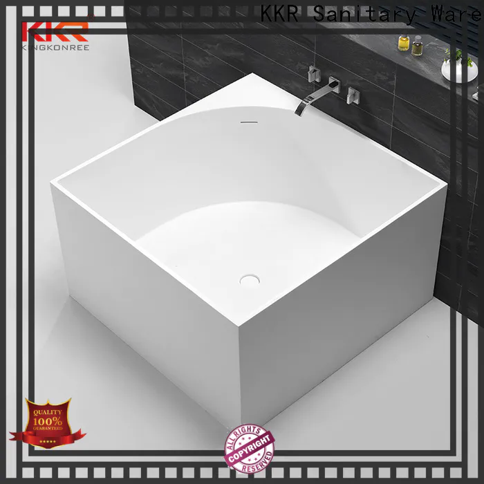 white freestanding soaking bathtub at discount for hotel