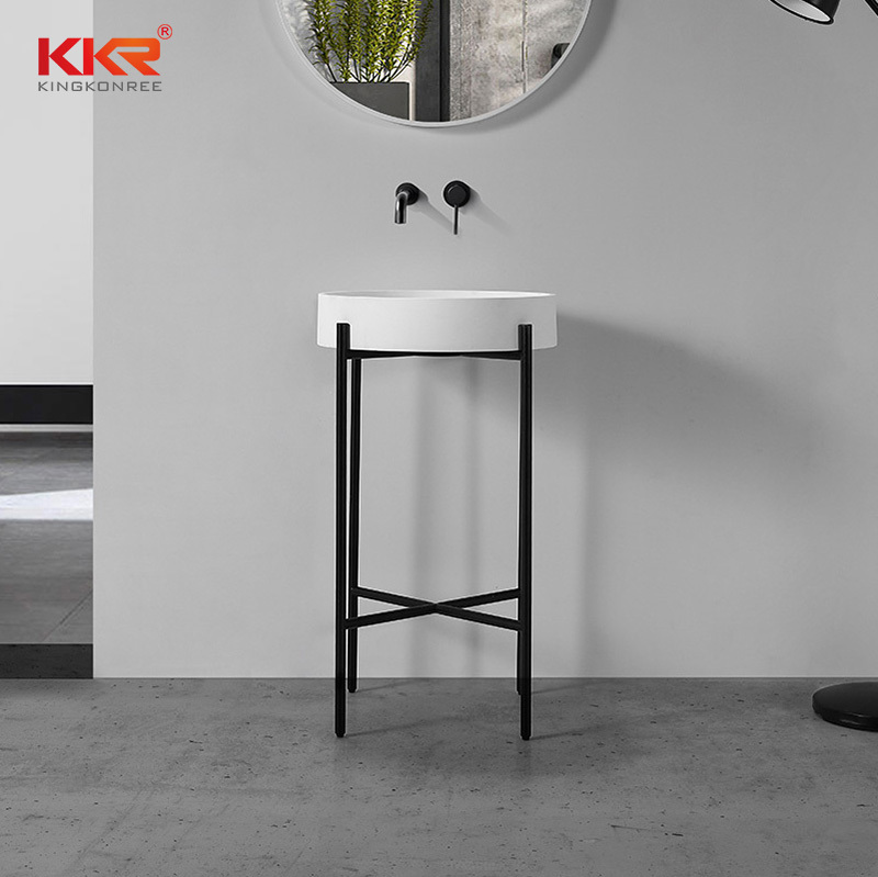 Hot Selling Concise Style Acrylic Solid Surface Stone Wash Basin KKR-1157