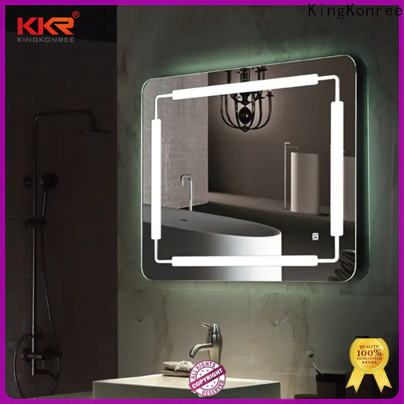 KingKonree small custom bathroom mirrors supplier for hotel