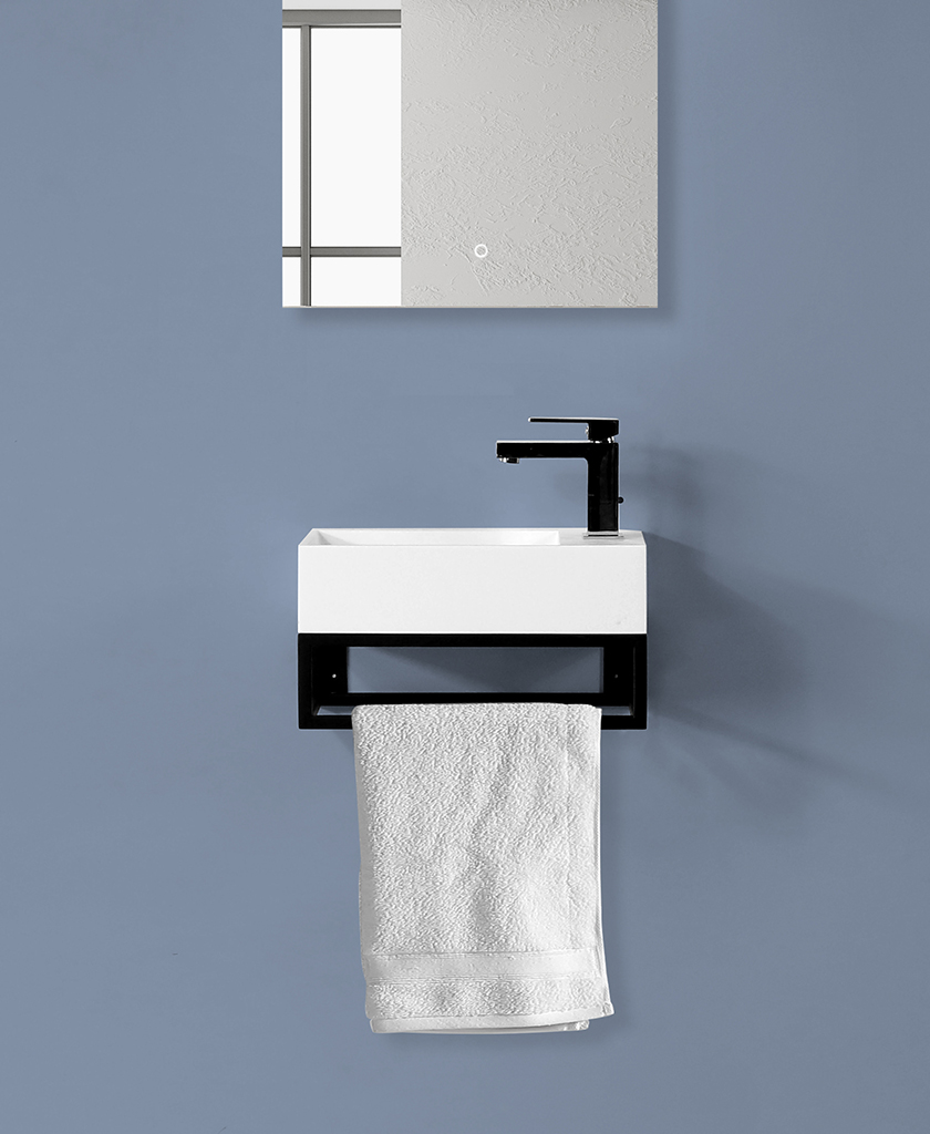 sanitary ware under basin cabinet design for motel-1