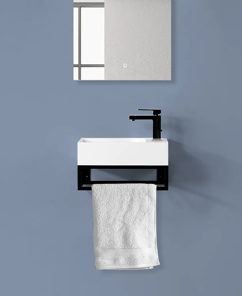 rectangle basin pedestal cupboard customized for bathroom