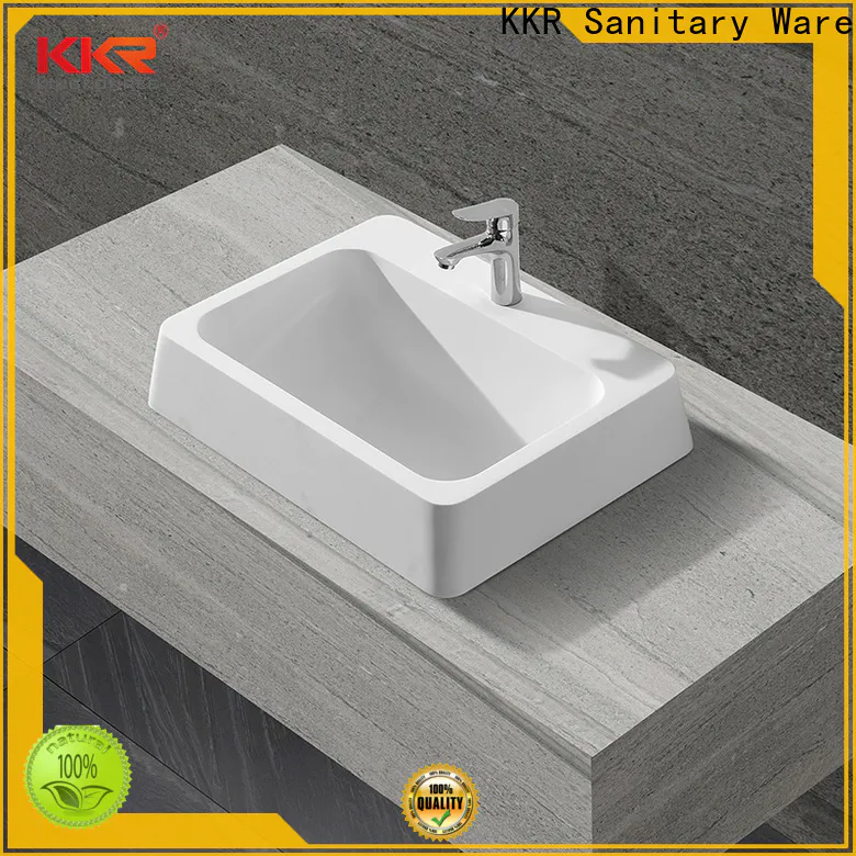 reliable above counter sink bowl at discount for restaurant
