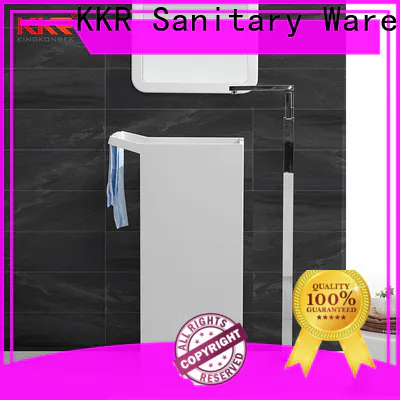 KingKonree acrylic free standing wash basin supplier for home