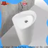 KingKonree pan shape pedestal wash basin factory price for hotel