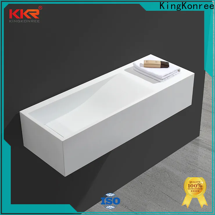KingKonree classic wall hung cloakroom basin customized for home