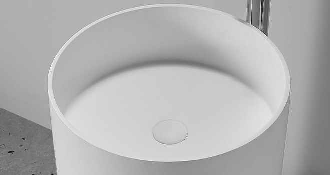 white freestanding vanity sink manufacturer for motel-2
