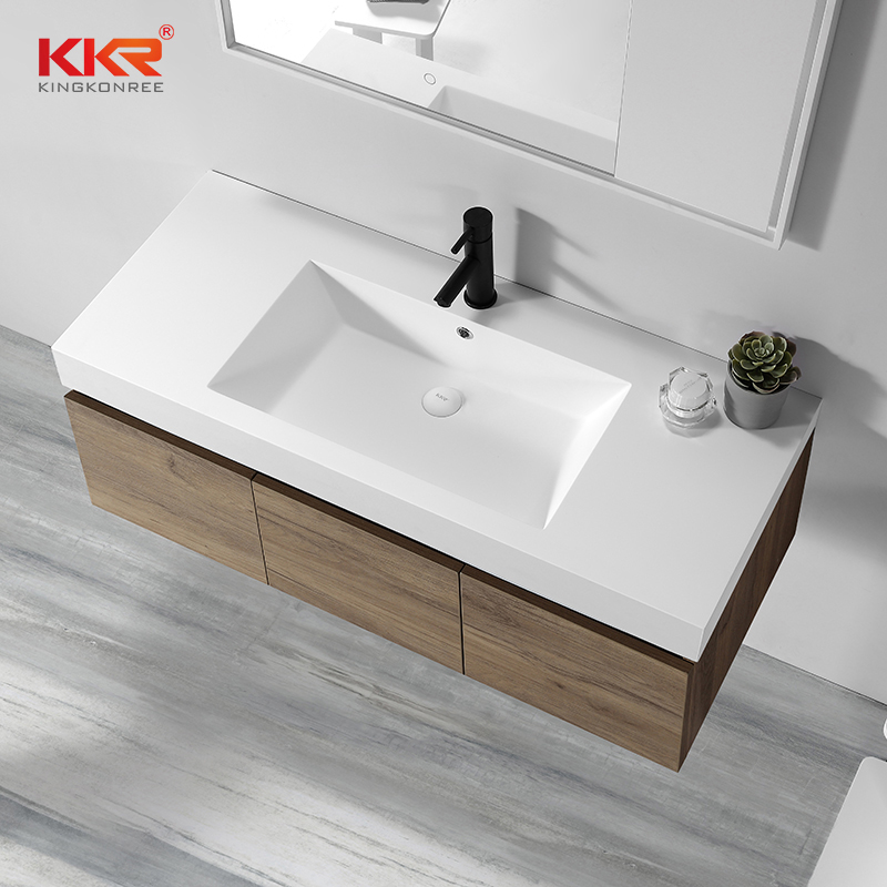 Bathroom Vanity Set Solid Surface Cabinet Basin | Kingkonree