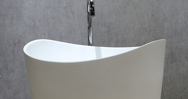 KingKonree pan shape pedestal sink manufacturer for bathroom-3