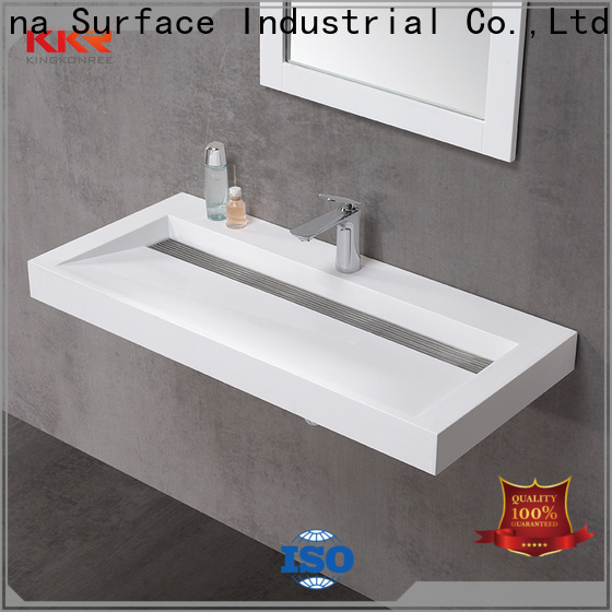 thin edge wall mounted wash basins design for bathroom