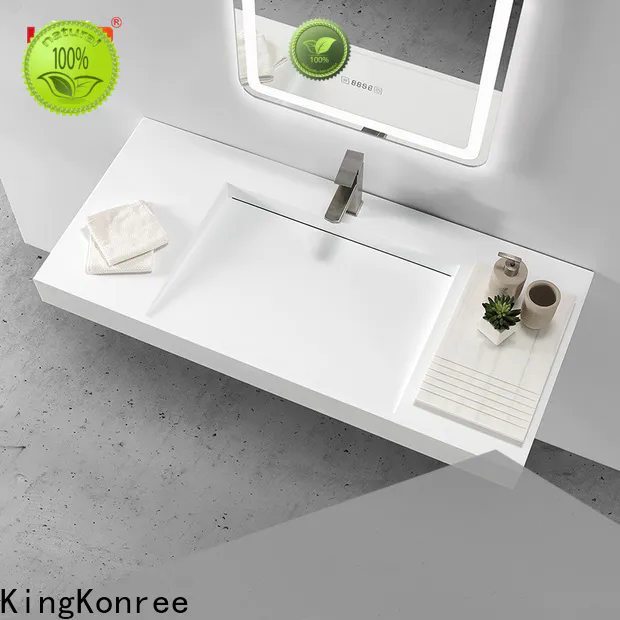 KingKonree fancy wall mounted wash basins design for toilet