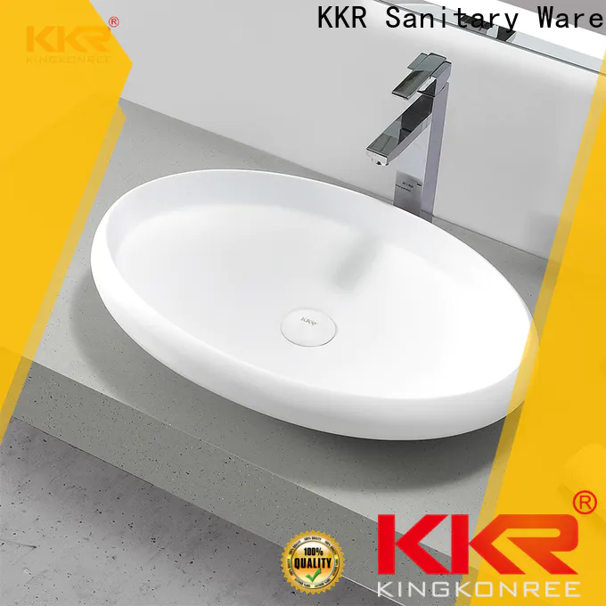KingKonree top mount bathroom sink at discount for restaurant