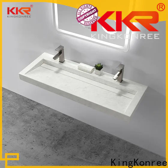 KingKonree vanity wall mounted wash basins manufacturer for hotel