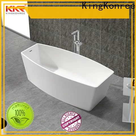 KingKonree practical stone resin bathtub manufacturer for bathroom