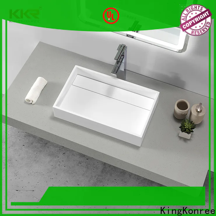 elegant above counter vanity basin supplier for home