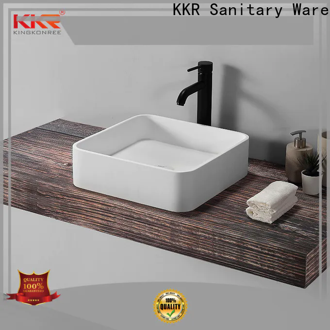 KingKonree elegant small countertop basin customized for room