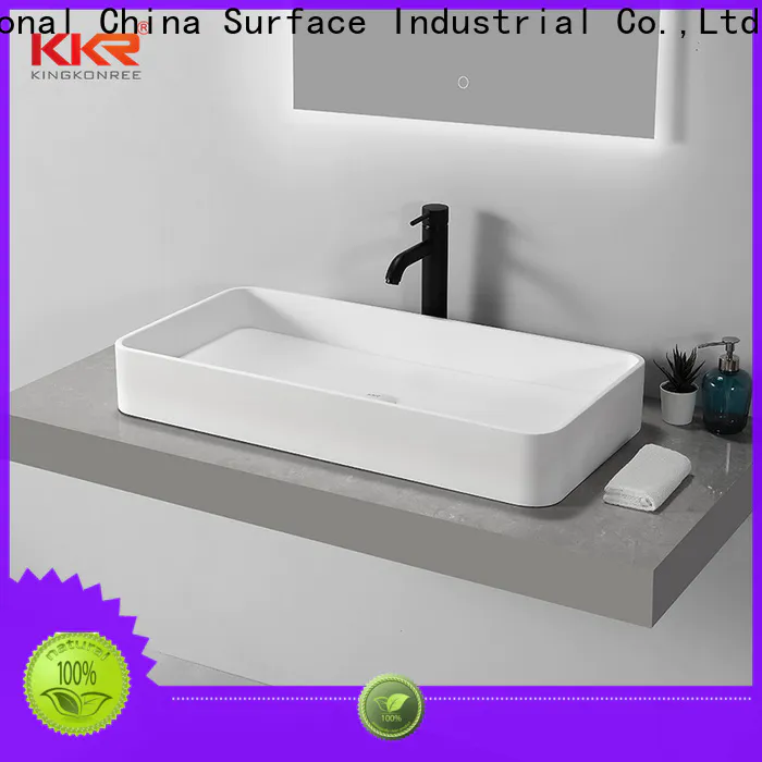 KingKonree counter top basins manufacturer for hotel