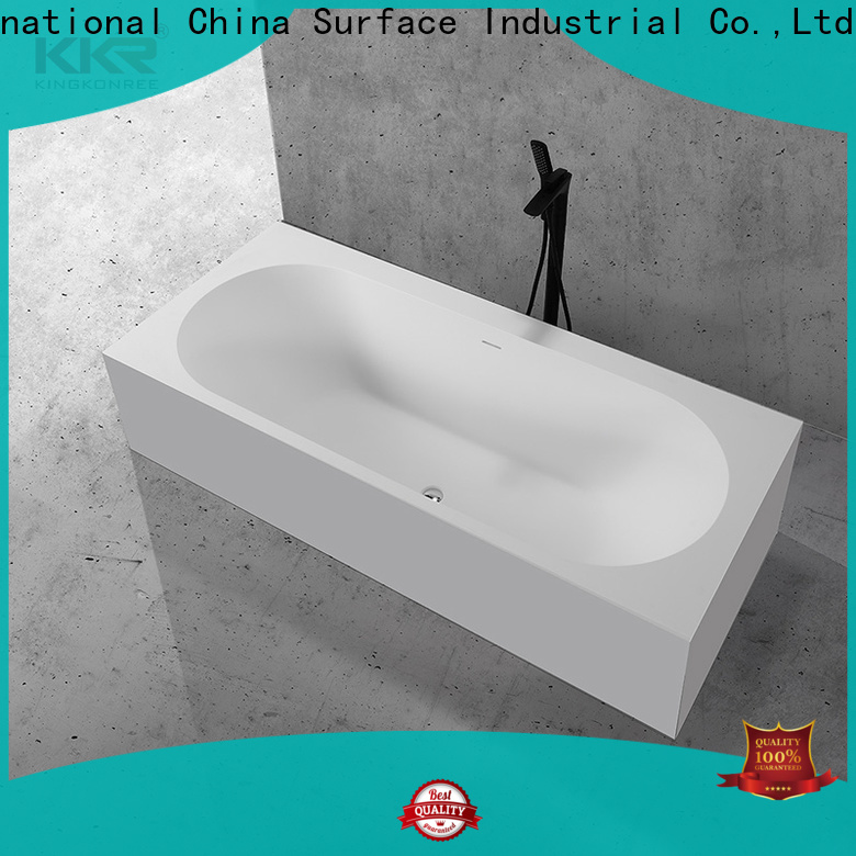 KingKonree solid surface bathtub custom for shower room