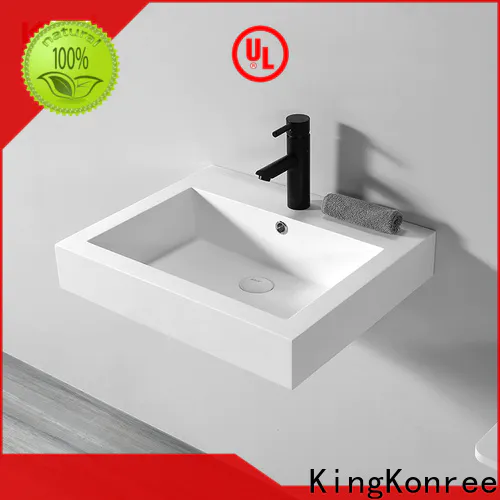 KingKonree 1400mm wall basin customized for hotel