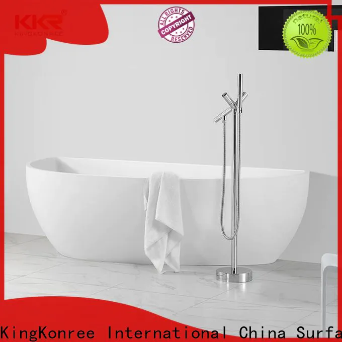 KingKonree finish contemporary freestanding bath supplier for hotel