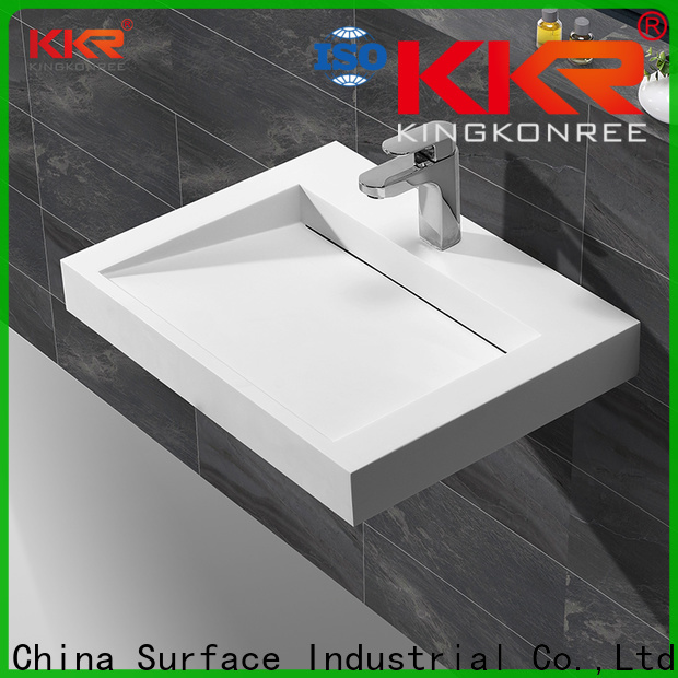 KingKonree rectangular wash basin manufacturer for toilet