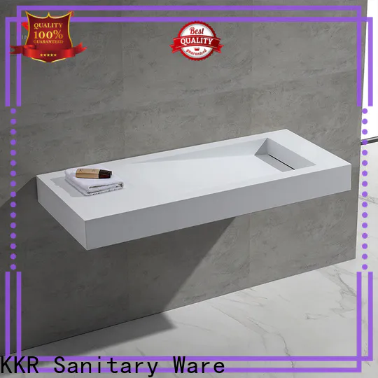 rectangle wall hung wash basin supplier for toilet