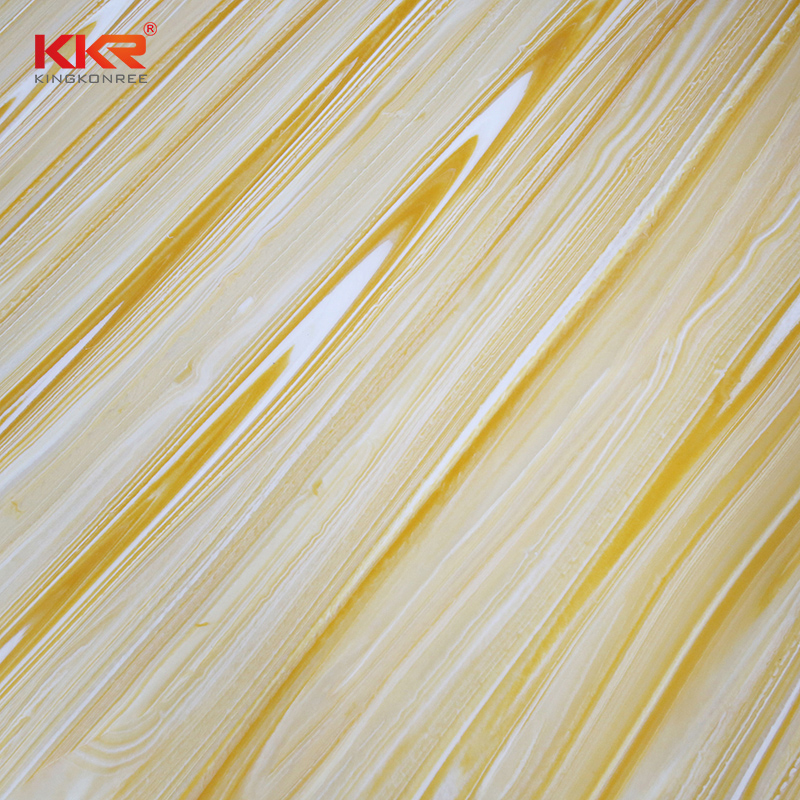 Newly Solid Surface Stone Resin Translucent Sheets KKR-A106