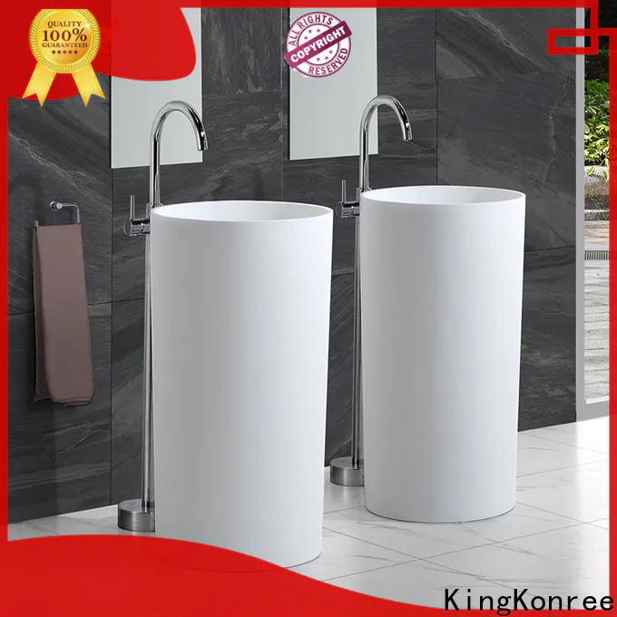 KingKonree rectangle basin stands for bathrooms supplier for hotel