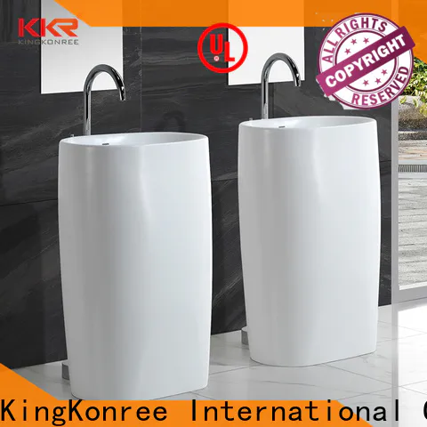 KingKonree coat pedestal sink manufacturer for hotel