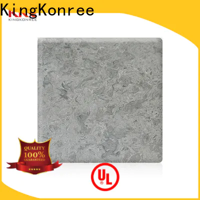 grey acrylic solid surface sheet supplier for indoors