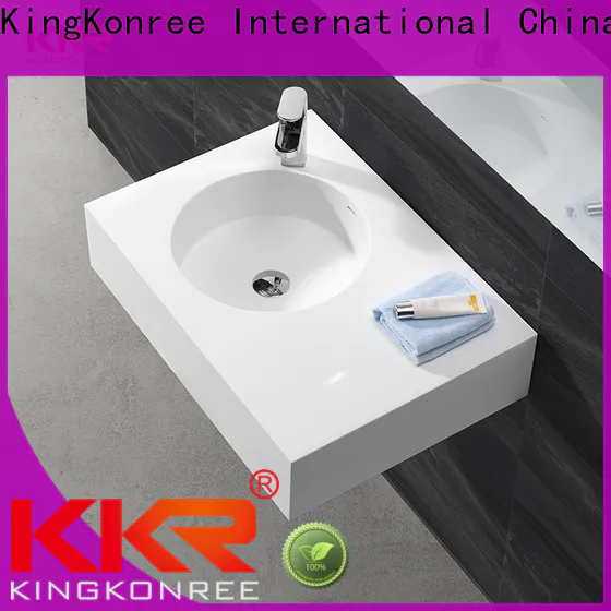 KingKonree new arrival wall hung cloakroom basin manufacturer for hotel