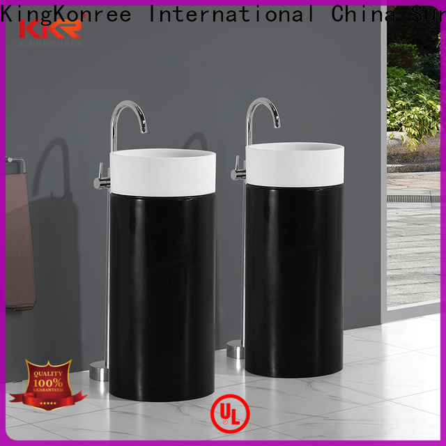 rectangle pedestal sink manufacturer for hotel