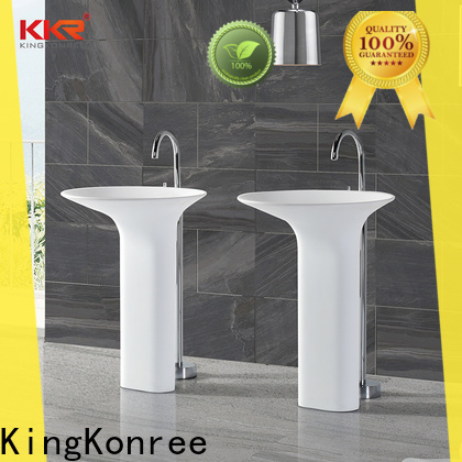 resin bathroom sink stand factory price for bathroom