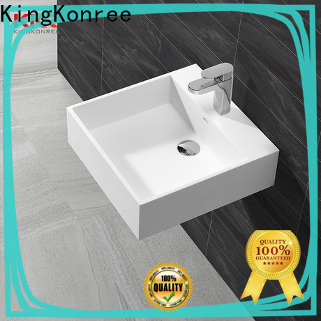 KingKonree rectangular wash basin manufacturer for toilet